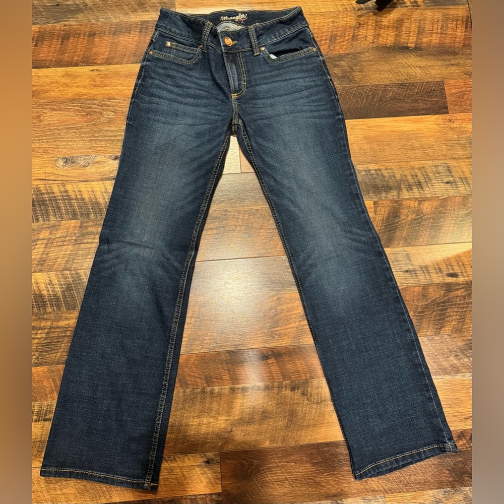 Women’s Retro Mae Mid Rise Stretch Boot Cut Jean